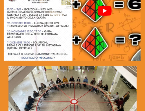 Il MECHANICAL PUZZLE COMPETITIONS al Liceo scientifico di Sessa Aurunca