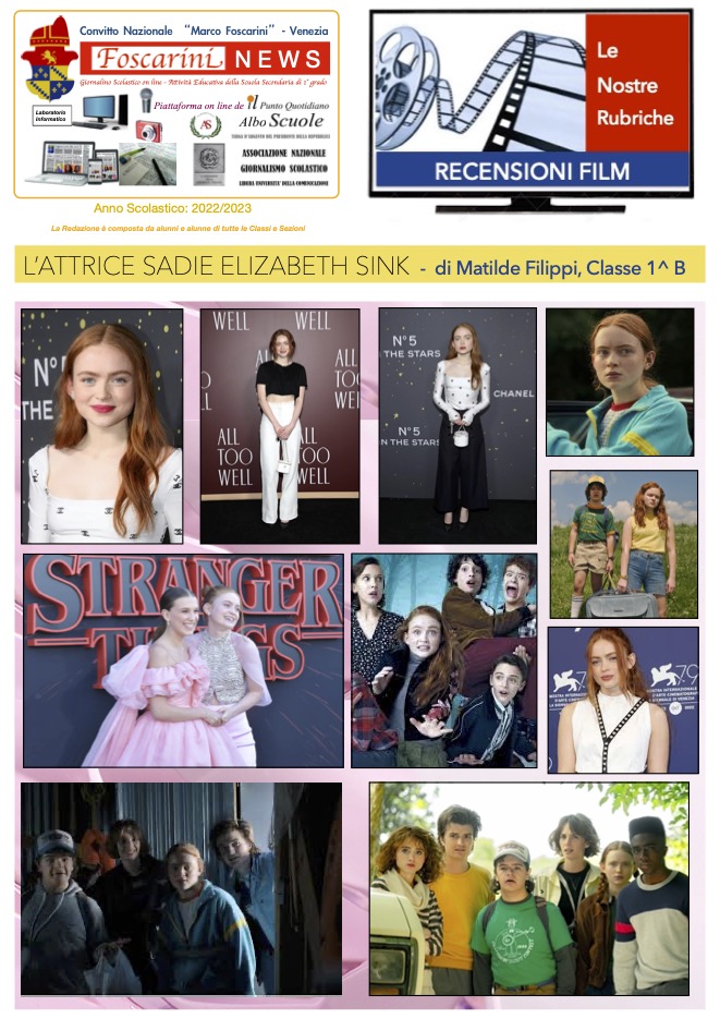 Actress Sadie Elizabeth Sink – Il Punto Quotidiano