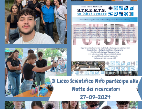 Il Liceo Scientifico Nifo partecipa alla Notte dei Ricercatori 2024.