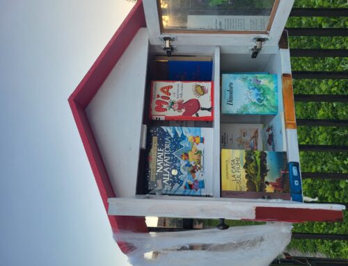 Little free library della scuola primaria Frondini riapre i battenti