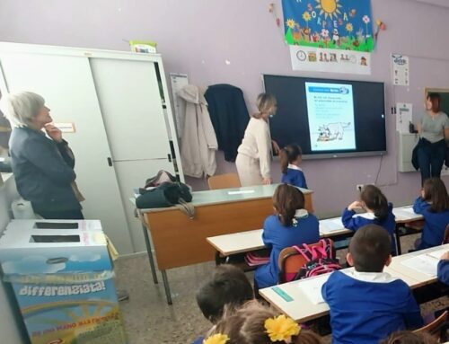 Sony, ospite speciale per i bambini della scuola Lombardo Radice