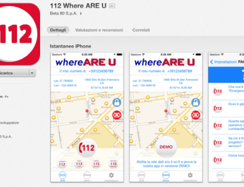 112 “Where Are U”: app per le emergenze